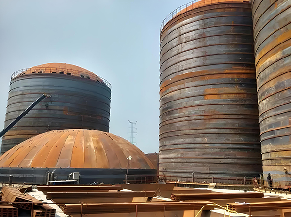 老边焦粉钢板仓